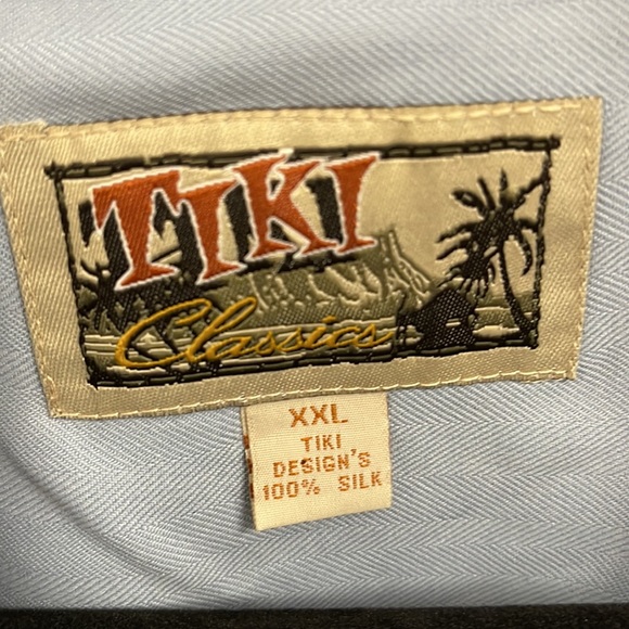 Tiki Classic men’s silk shirt 2XL - Picture 3 of 3